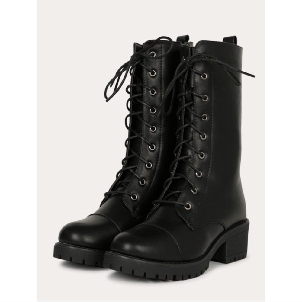 Black Combat Boots